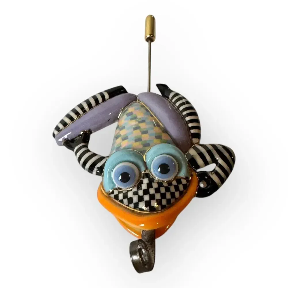 Rare‎ Cynthia Chuang Frog Brooch